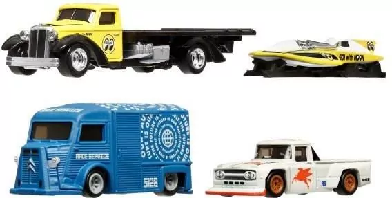 Hot Wheels Premium Zestaw Real Riders HRT51 - tantis.pl
