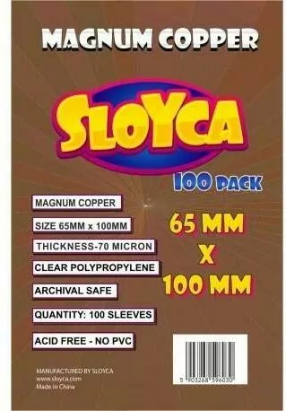Koszulki Magnum Copper. 65x100mm - tantis.pl