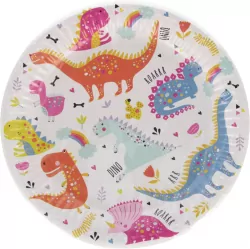 TALERZ PAP 180 DINOZAURY KOL PM OP