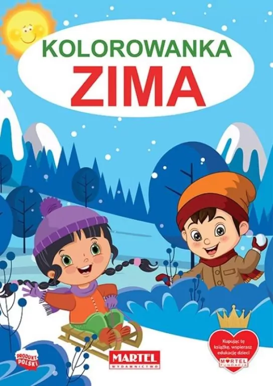 Zima. Kolorowanka - tantis.pl