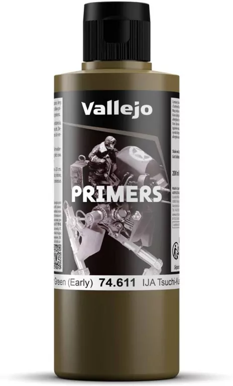 Vallejo: 74.611 - Primers - IJA-Tsuchi-Kusa-IRO Earth Green (Early) (200 ml) - tantis.pl