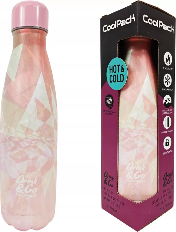 Bidon metalowy Coolpack Tie dye - tantis.pl