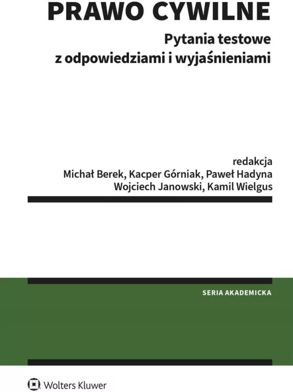 Prawo cywilne. Pytania testowe z odpowiedziami - tantis.pl