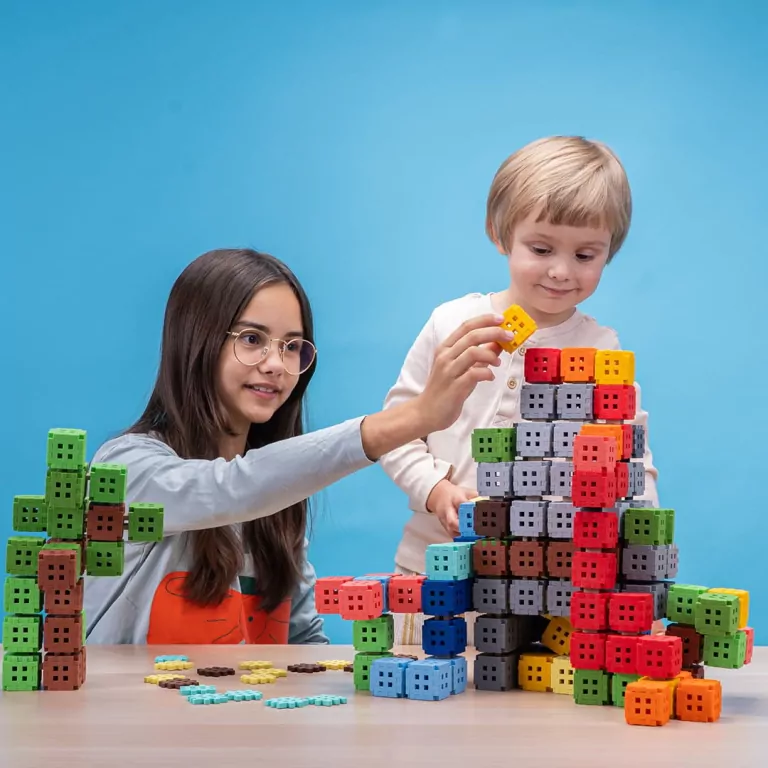 Marioinex Mini Waffle Green Blocks 142 el. - tantis.pl