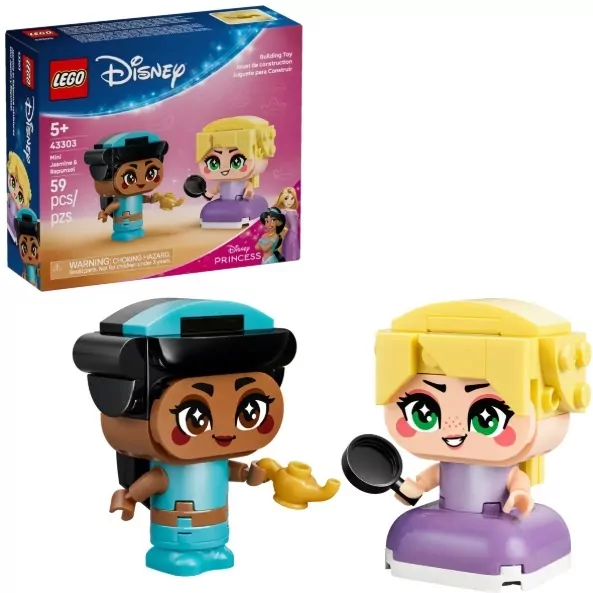 LEGO® Disney Princess. Mała Dżasmina i Roszpunka. 43303 - tantis.pl