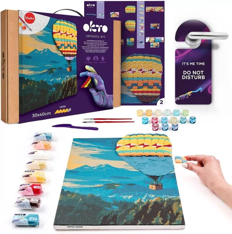 Zestaw do malowania i modelowania 3D Lot balonem - tantis.pl