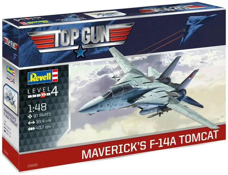 Revell. Model do sklejania. F-14A Tomcat Top Gun - tantis.pl