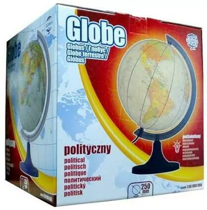 Globus polityczny 25cm. Podświetlany - tantis.pl