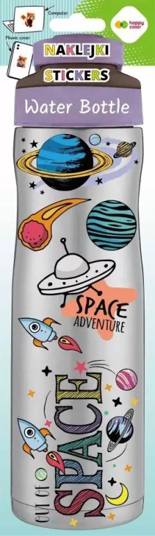 Naklejki Water Bottle Adventure 83x286 HAPPY COLOR - tantis.pl