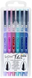 Cienkopisy Le Pen Flex Jewel 6 kolorów
