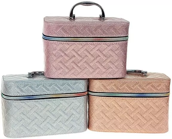 Kuferek M z lusterkiem na zamek 21x14x13cm MIX - tantis.pl
