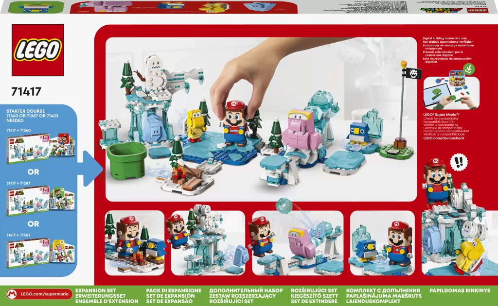 LEGO® Super Mario. Śniegowa przygoda Fliprusa – zestaw rozszerzający. 71417 - tantis.pl