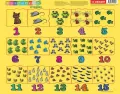Puzzle ramkowe. Cyferki dla dzieci - tantis.pl