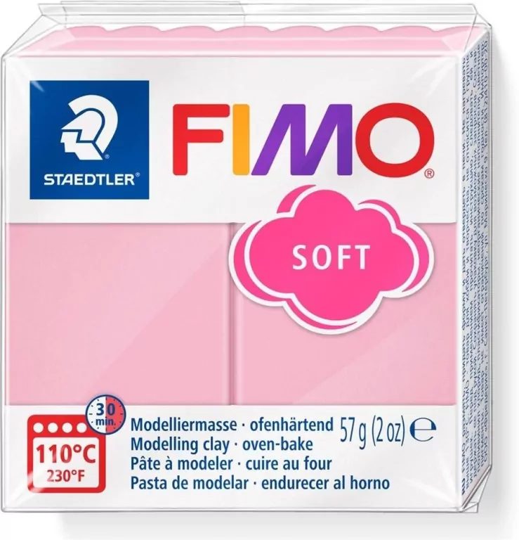 Masa termoutwardzalna Fimo 57g różowa truskawka - tantis.pl