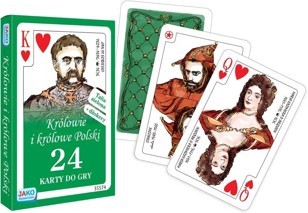 Królowie i królowe Polski. Karty 24 - tantis.pl