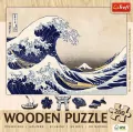 Trefl. Puzzle drewniane 200. Wielka Fala w Kanagawie - tantis.pl