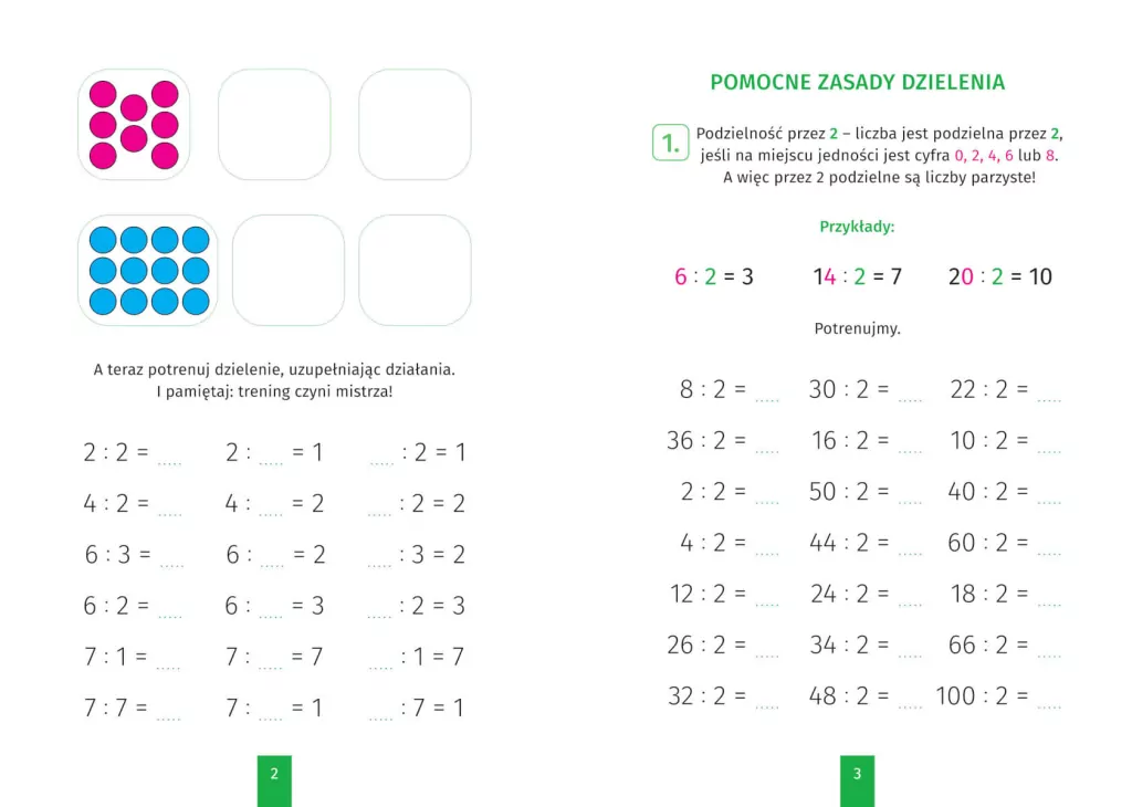 Matematyka. Dzielenie. Zeszyt ćwiczeń dla klas I-III - tantis.pl