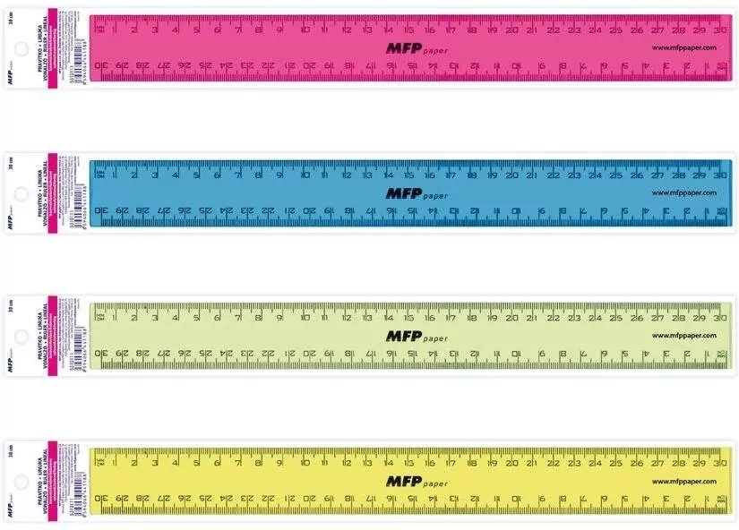 Linijka 30cm MIX - tantis.pl