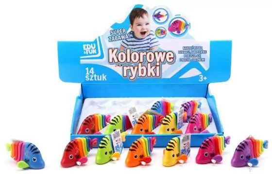 Kolorowa rybka, mix Edu&Fun - tantis.pl