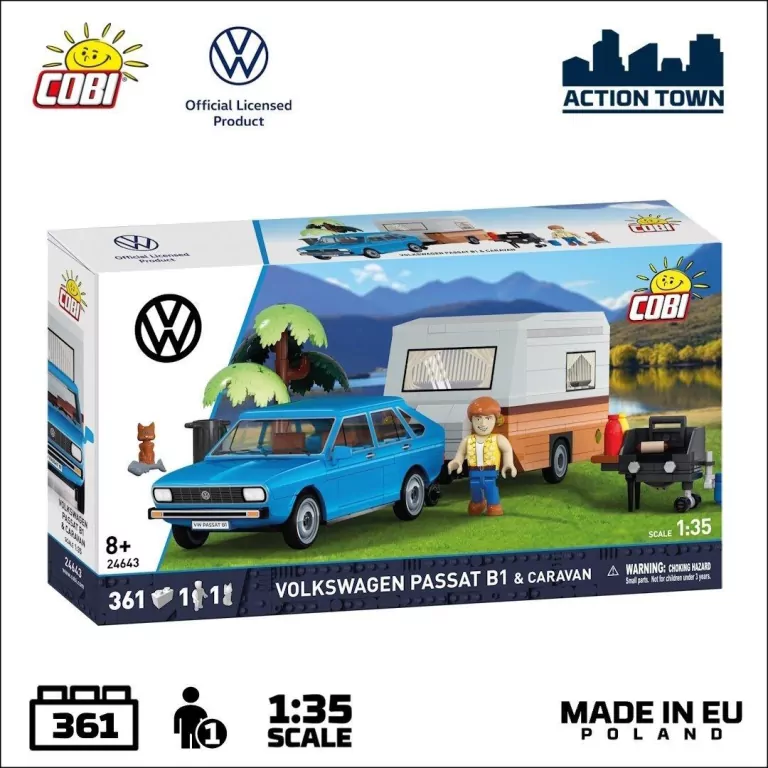 Volkswagen Passat B1 z przyczepą kempingową - tantis.pl