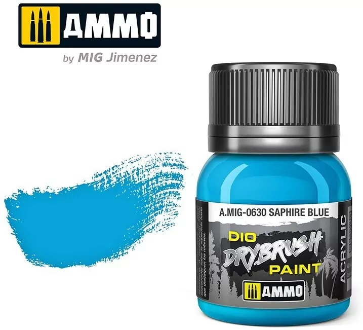 Ammo: DIO Drybrush - Saphire Blue - tantis.pl