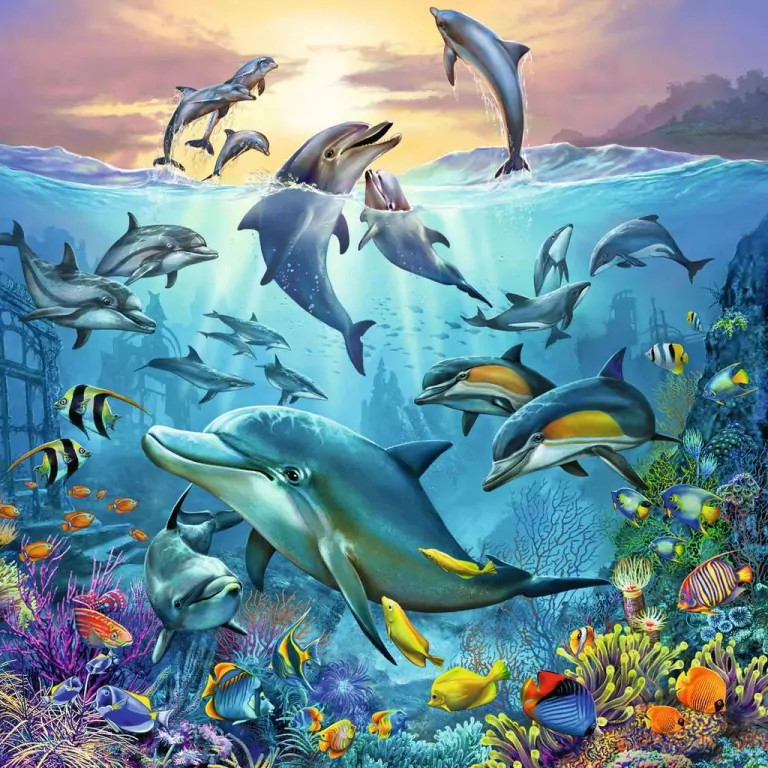 Puzzle 3x49. Podwodne życie - tantis.pl