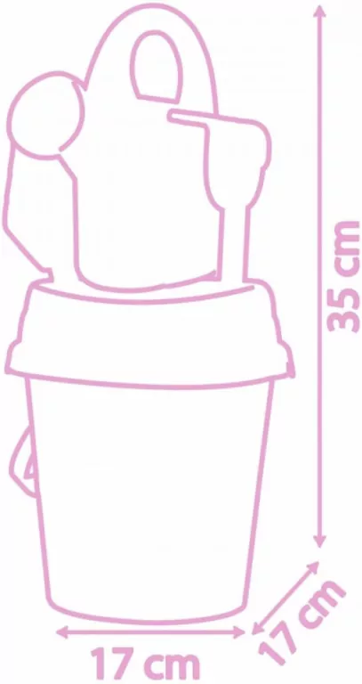 Wiaderko Disney Princess z akcesoriami - tantis.pl