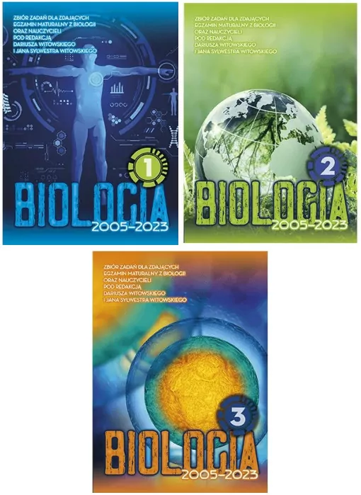 Biologia. Pakiet: Tom 1-3. Zbiór zadań wraz z odpowiedziami dla kandydatów na uniwersytety medyczne i kierunki przyrodnicze zdających maturę z Biologii 2005-2023 - tantis.pl