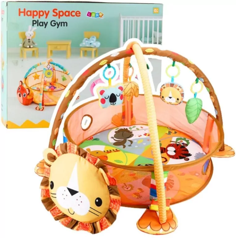 Mata leżanka kojec basenik z kulkami lew - tantis.pl