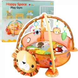 Mata leżanka kojec basenik z kulkami lew