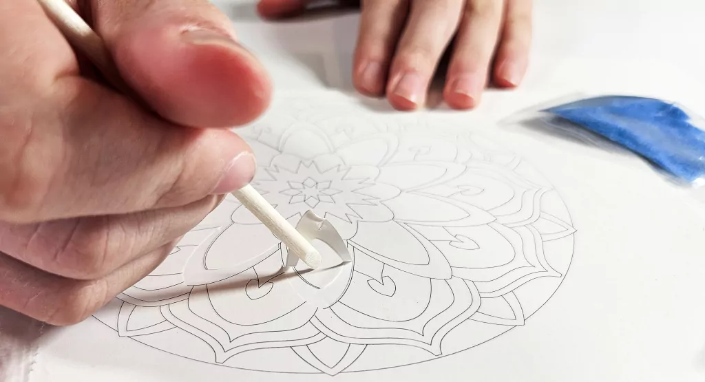 Piaskowe Malowanki Mandala 1 Sand Art - tantis.pl