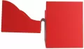 Pudełko Leżące Plastikowe na 80+ kart Czerwone - tantis.pl