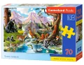 Puzzle 70 Zwierzęta leśne. 070091 - tantis.pl