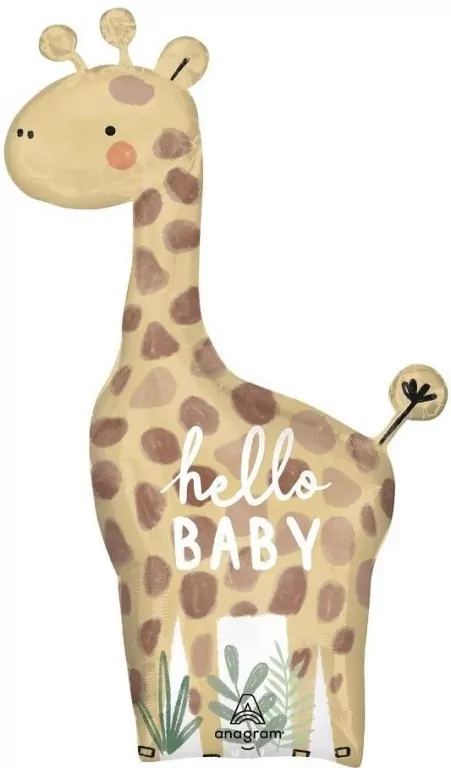 Balon foliowy helowy Soft jungle Baby - tantis.pl