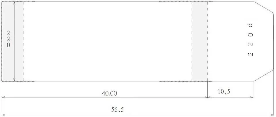 Okładka regulowana 220 x 580mm - tantis.pl