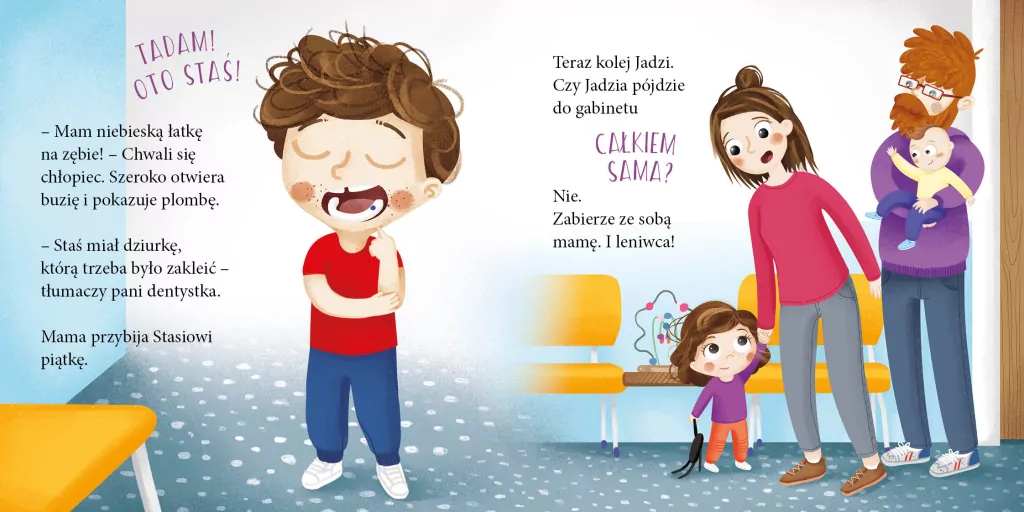 Jadzia Pętelka idzie do dentysty - tantis.pl