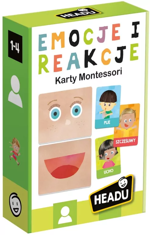 HEADU. Montessori. Gra emocje i działania 1-4 lata - tantis.pl
