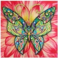 Diamentowe malowanie Motylek 30x30cm - tantis.pl