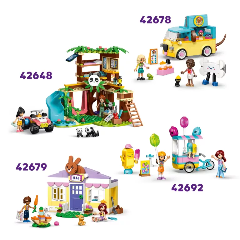LEGO® Friends Przygoda na aksolotlowej łodzi 42681 - tantis.pl