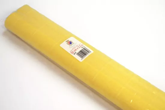 Bibuła Marszczona 50x250cm, Żółta