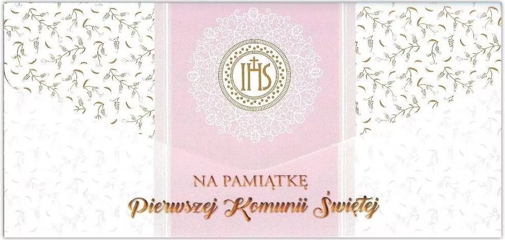 Karnet-koperta DL Pamiątka I Komunii - tantis.pl