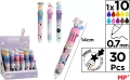 Długopis wielokolorowy Fantasy 10w1 mix (30szt) - tantis.pl