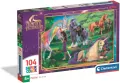 Puzzle 104 Super Kolor Unicorn Academy - tantis.pl