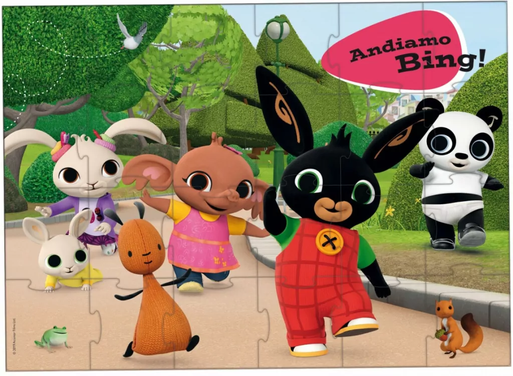 Ogromne puzzle podłogowe. Bing - tantis.pl