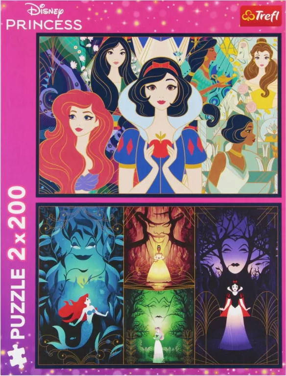 Puzzle 2x200. Czarujące księżniczki. 13317 - tantis.pl