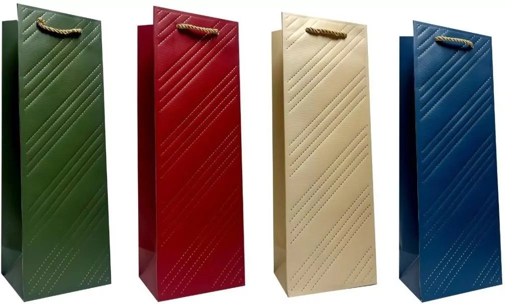 Torebka prezentowa na wino mix - tantis.pl