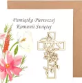 Kartka. Pierwsza Komunia Święta - tantis.pl