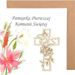 Kartka. Pierwsza Komunia Święta