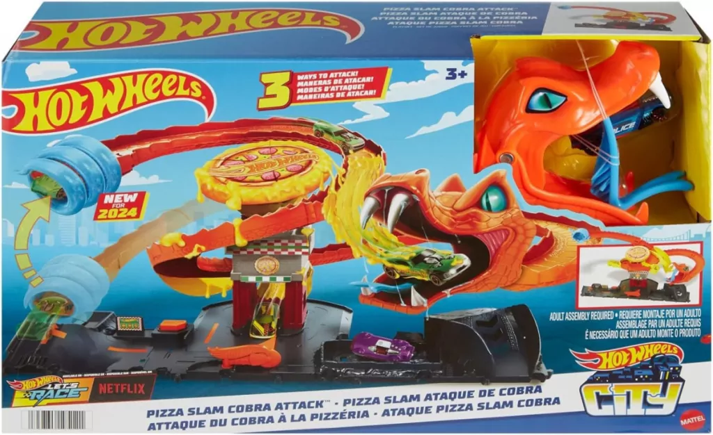 Hot Wheels City Odjazdowa pizza - Atak kobry - tantis.pl