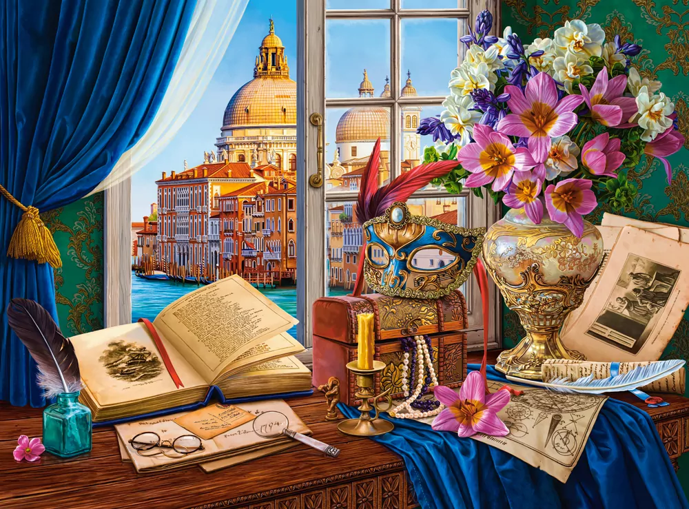 Castor. Puzzle 2000. Venetian Still Life - tantis.pl